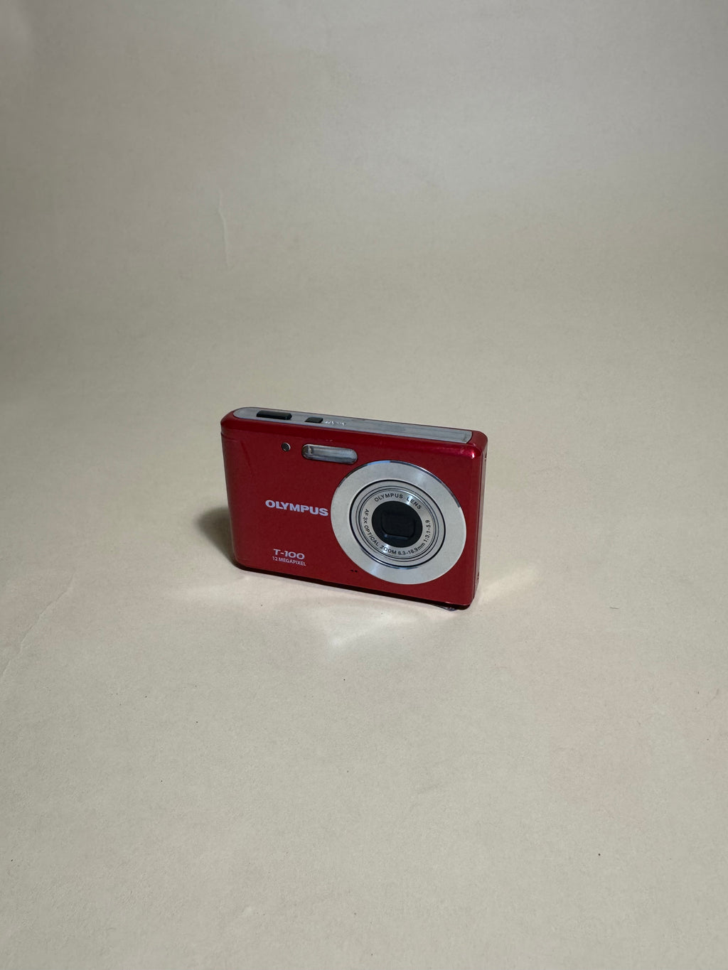 Olympus T-100 12MP Digital Camera (Red)