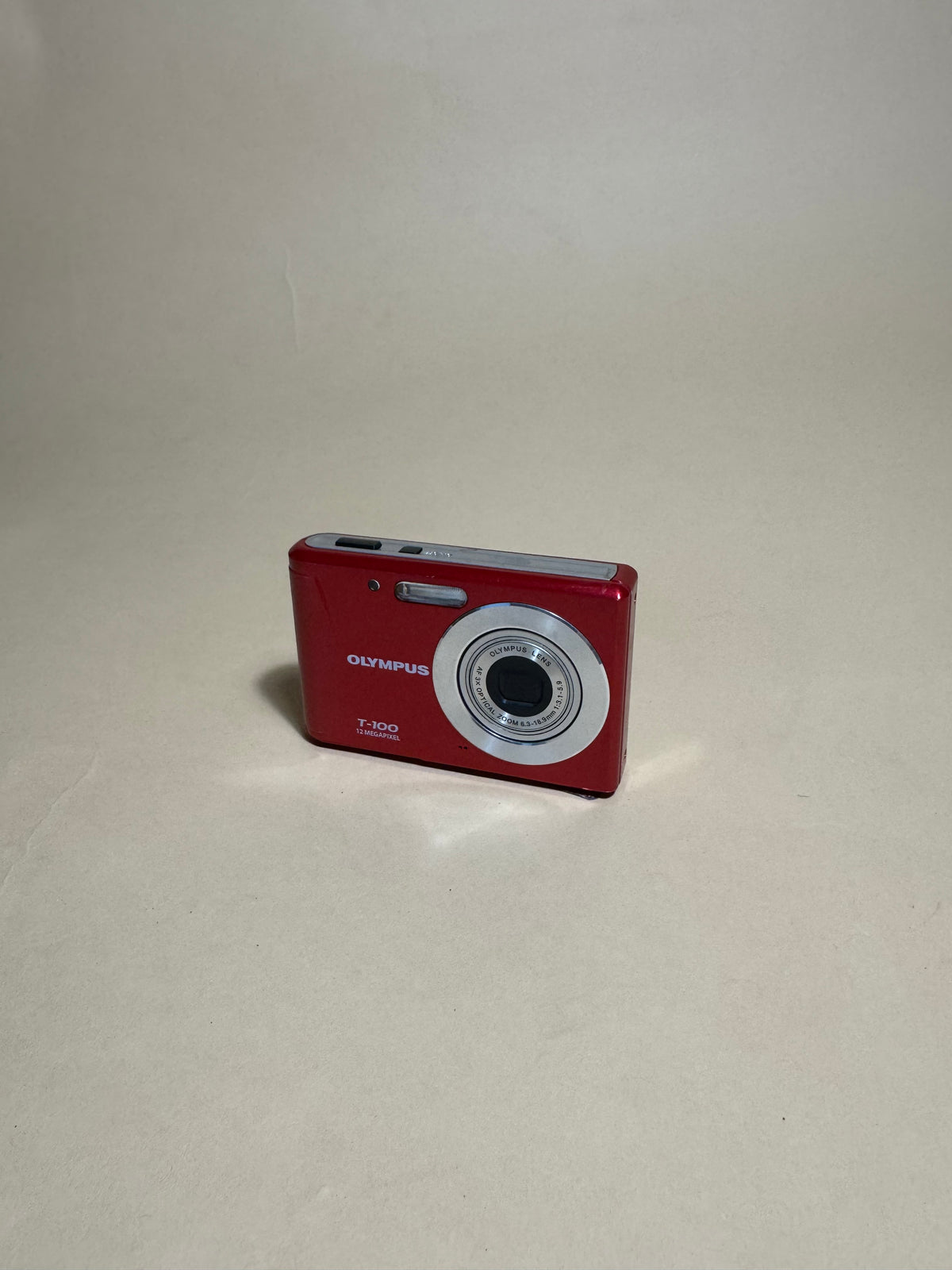 Olympus T-100 12MP Digital Camera (Red)