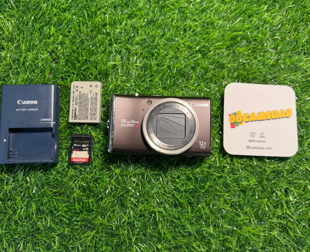 Canon PowerShot SX200 IS - Brown – 88CAMERAS