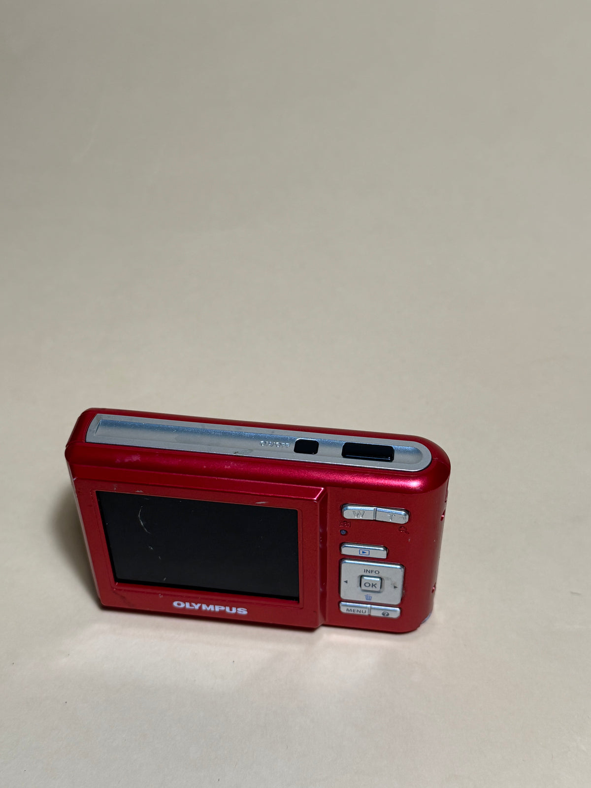 Olympus T-100 12MP Digital Camera (Red)