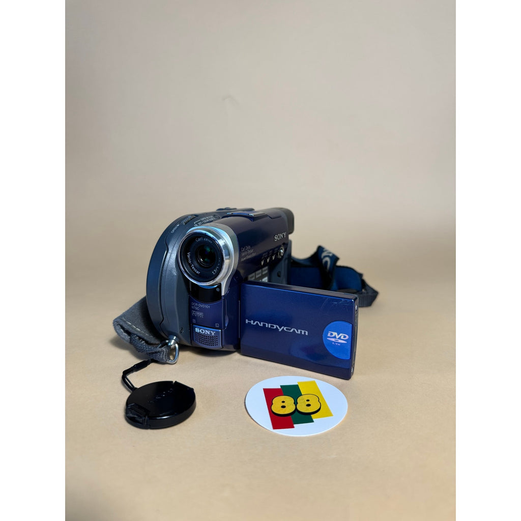 Sony Handycam DCR-DVD101 Camcorder - (Blue) | Cracked Screen