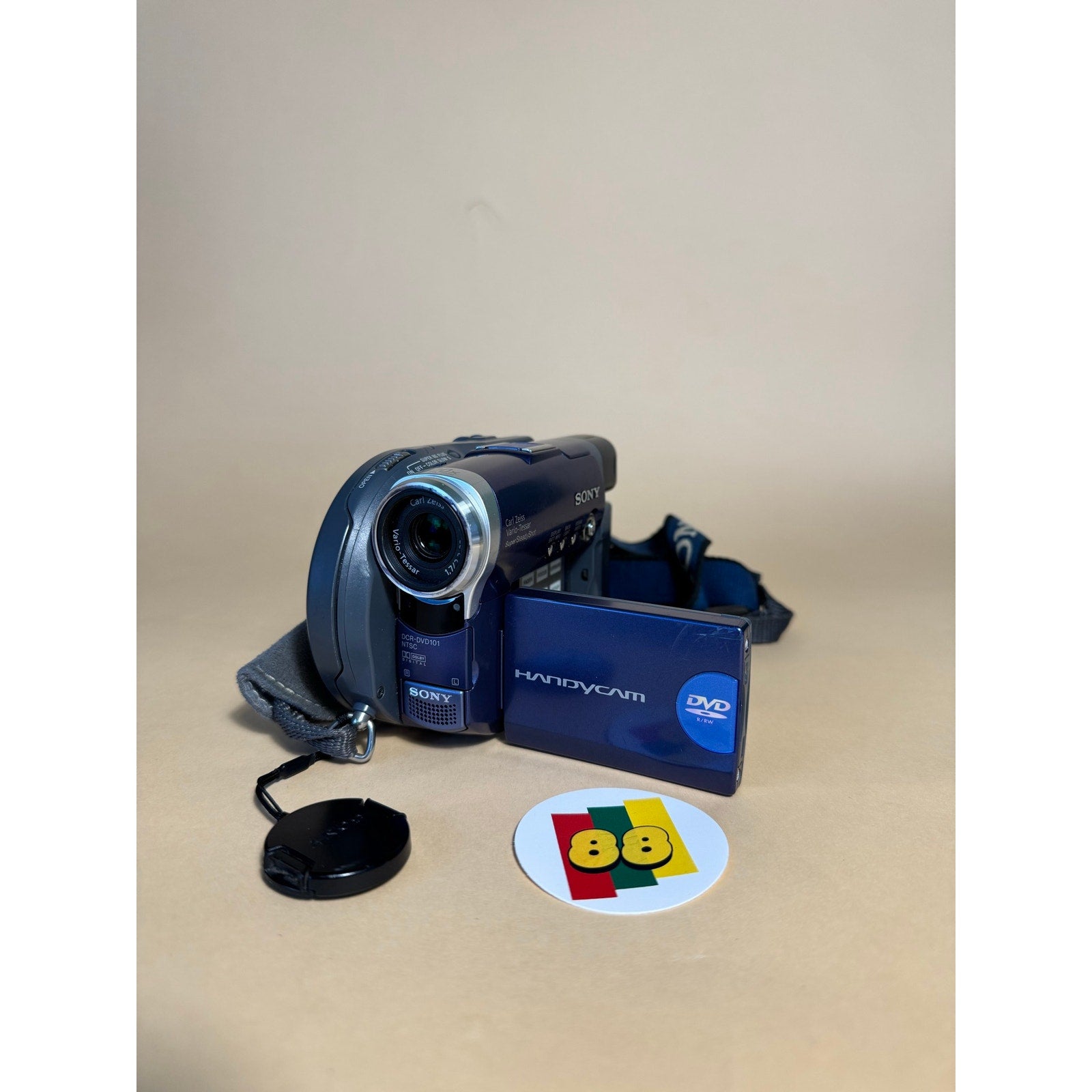 Sony Handycam DCR-DVD101 Camcorder - (Blue) | Cracked Screen