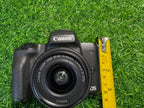 Canon EOS M50 with 15-45mm Lens