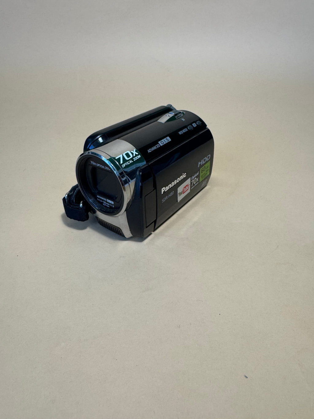 Panasonic SDR-H80P SD/Hard Disk Video Camera (Black)