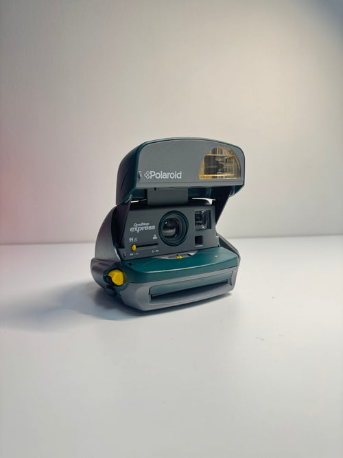 Polaroid 600 Express Green Instant Film Camera